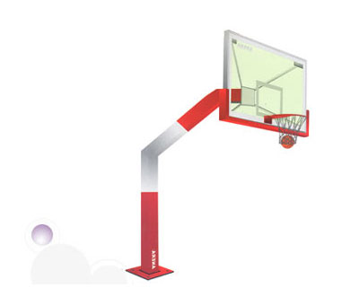 Basketball Pole Double Channel  Fixed Type