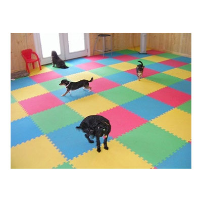 Interlock Rubber Indoor Tiles